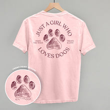Load image into Gallery viewer, Just A Girl Who Loves Dogs (Back Print)