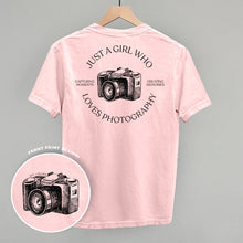 Load image into Gallery viewer, Just A Girl Who Loves Photography (Back Print)
