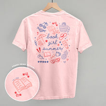 Load image into Gallery viewer, Book Girl Summer Colorful (Back Print)