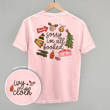 Load image into Gallery viewer, Sorry I'm All Booked Christmas Movies (Back Print)