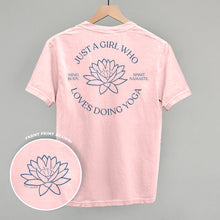 Load image into Gallery viewer, Just A Girl Who Loves Doing Yoga (Back Print)