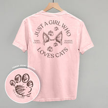 Load image into Gallery viewer, Just A Girl Who Loves Cats (Back Print)
