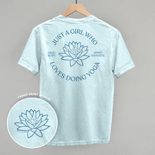 Load image into Gallery viewer, Just A Girl Who Loves Doing Yoga (Back Print)