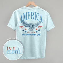 Load image into Gallery viewer, America Red &amp; Blue Eagle (Back Print)