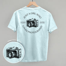 Load image into Gallery viewer, Just A Girl Who Loves Photography (Back Print)