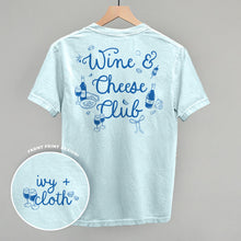 Load image into Gallery viewer, Wine &amp; Cheese Club (Back Print)