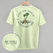 Load image into Gallery viewer, Even The Waves &amp; Wind Obey Him (Back Print)