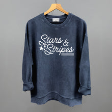 Load image into Gallery viewer, Stars &amp; Stripes White Script