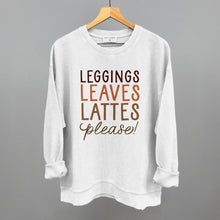 Load image into Gallery viewer, Leggings, Leaves, Lattes Please!