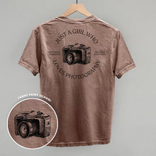 Load image into Gallery viewer, Just A Girl Who Loves Photography (Back Print)