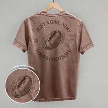 Load image into Gallery viewer, Just A Girl Who Loves Football (Back Print)