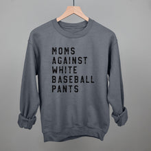 Load image into Gallery viewer, Moms Against White Baseball Pants