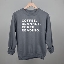 Load image into Gallery viewer, Coffee Blanket Couch Reading
