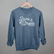 Load image into Gallery viewer, Stars &amp; Stripes White Script