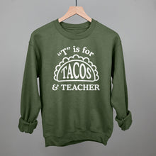 Load image into Gallery viewer, T is for Tacos and Teacher (Red and Green)