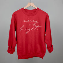Load image into Gallery viewer, Merry And Bright White Script