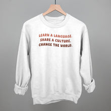 Load image into Gallery viewer, Learn A Language, Share A Culture, Change The World