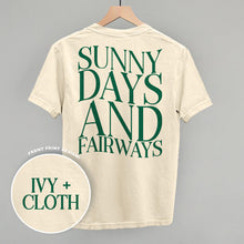 Load image into Gallery viewer, Sunny Days And Fairways (Back Print)