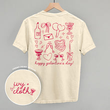 Load image into Gallery viewer, Galentine's Pink Doodles (Back Print)