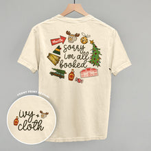 Load image into Gallery viewer, Sorry I'm All Booked Christmas Movies (Back Print)