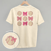 Load image into Gallery viewer, Baseball and Bows (Back Print)