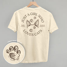 Load image into Gallery viewer, Just A Girl Who Loves Cats (Back Print)