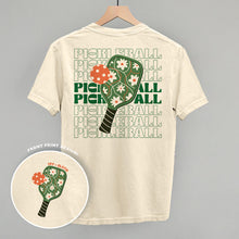 Load image into Gallery viewer, Pickleball Floral Repeated (Back Print)