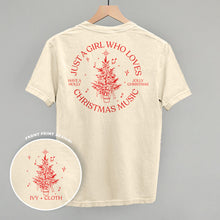 Load image into Gallery viewer, Just A Girl Who Loves Christmas Music (Back Print)
