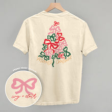 Load image into Gallery viewer, Merry Christmas Bow Tree (Back Print)