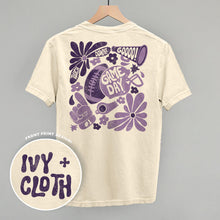 Load image into Gallery viewer, Floral Game Day Purple (Back Print)
