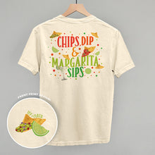 Load image into Gallery viewer, Chips, Dip &amp; Margarita Sips (Back Print)