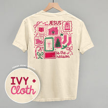 Load image into Gallery viewer, Jesus Is The Reason Pink Doodles (Back Print)