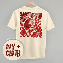 Load image into Gallery viewer, Floral Game Day Red (Back Print)