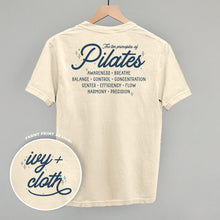 Load image into Gallery viewer, The 10 Principles Of Pilates (Back Print)