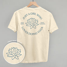 Load image into Gallery viewer, Just A Girl Who Loves Doing Yoga (Back Print)
