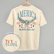 Load image into Gallery viewer, America Red &amp; Blue Eagle (Back Print)