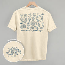 Load image into Gallery viewer, Sea-Sun's Greetings (Back Print)
