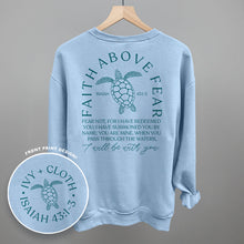 Load image into Gallery viewer, Faith Above Fear Turtle (Back Print)