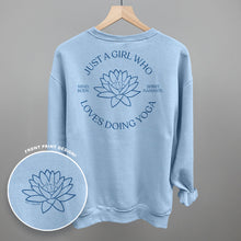 Load image into Gallery viewer, Just A Girl Who Loves Doing Yoga (Back Print)