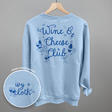 Load image into Gallery viewer, Wine &amp; Cheese Club (Back Print)
