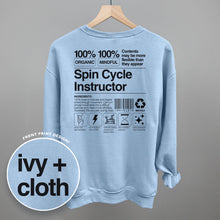 Load image into Gallery viewer, Spin Cycle Instructor Nutrition Facts (Back Print)