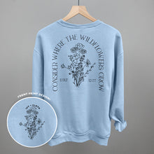 Load image into Gallery viewer, Consider Where The Wildflowers Grow (Back Print)