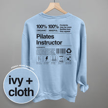 Load image into Gallery viewer, Pilates Instructor Nutrition Facts (Back Print)