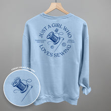 Load image into Gallery viewer, Just A Girl Who Loves Sewing (Back Print)