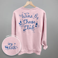 Load image into Gallery viewer, Wine &amp; Cheese Club (Back Print)