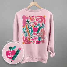 Load image into Gallery viewer, Abstract Floral Teacher Doodle (Back Print)