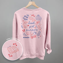 Load image into Gallery viewer, Book Girl Summer Colorful (Back Print)