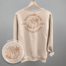 Load image into Gallery viewer, Just A Girl Who Loves Autumn (Back Print)
