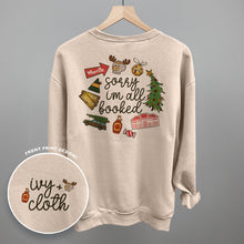 Load image into Gallery viewer, Sorry I'm All Booked Christmas Movies (Back Print)