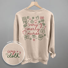 Load image into Gallery viewer, Very Merry Nurse Doodles (Back Print)
